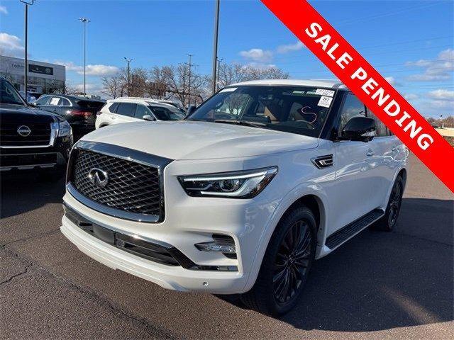 Certified 2024 INFINITI QX80 Sensory 4WD with VIN JN8AZ2BE9R9329002 for sale in Willow Grove, PA