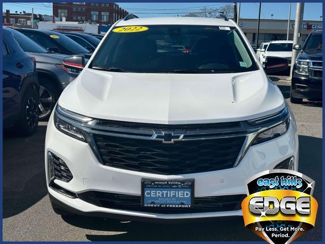 Certified 2022 Chevrolet Equinox Premier with VIN 3GNAXXEV0NS194212 for sale in Freeport, NY