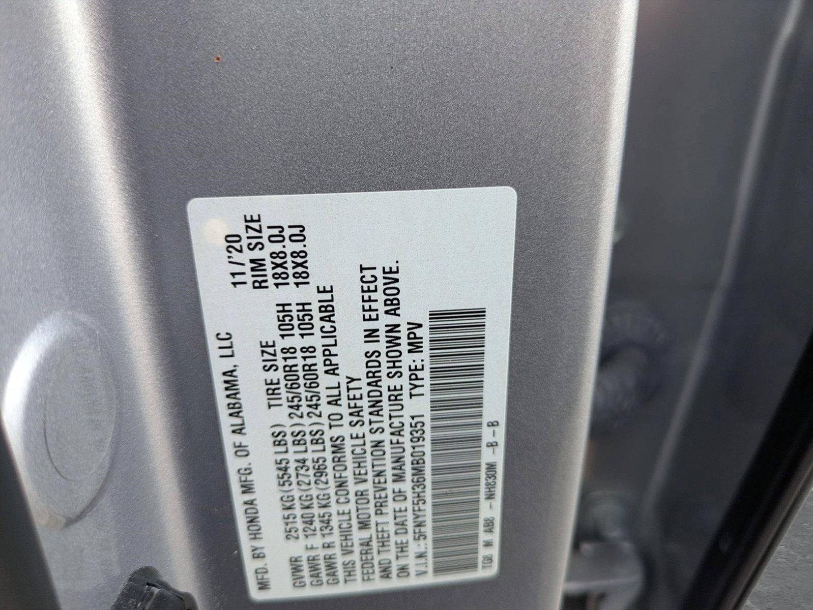 2021 Honda Pilot Vehicle Photo in ORLANDO, FL 32808-7998