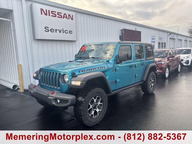 Used 2020 Jeep Wrangler Unlimited Rubicon with VIN 1C4HJXFG3LW118378 for sale in Vincennes, IN