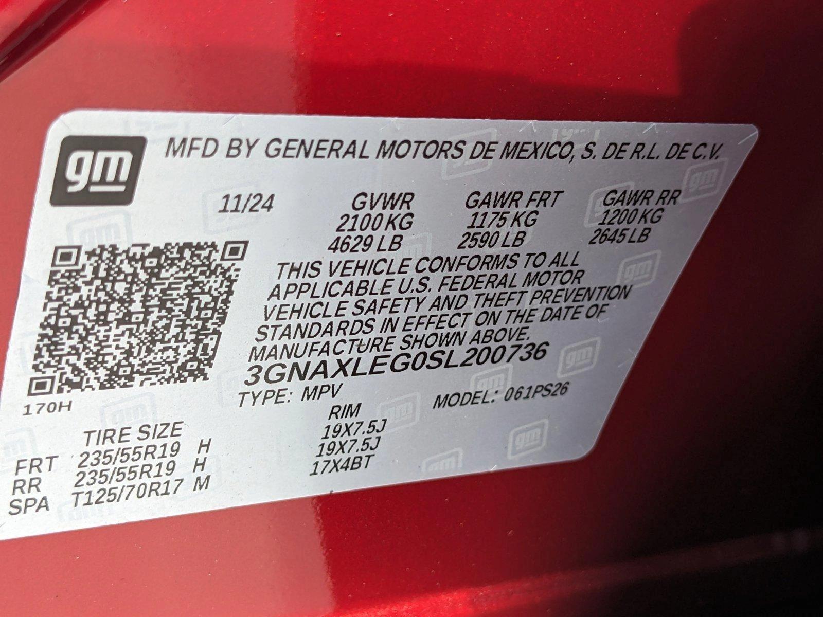 2025 Chevrolet Equinox Vehicle Photo in MIAMI, FL 33172-3015