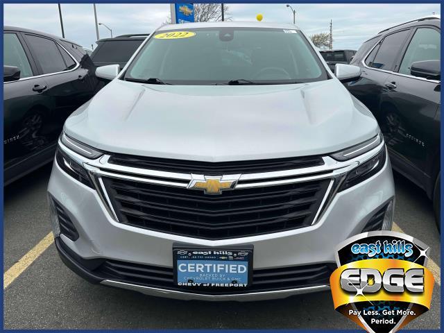 Certified 2022 Chevrolet Equinox LT with VIN 3GNAXKEV1NL170448 for sale in Freeport, NY