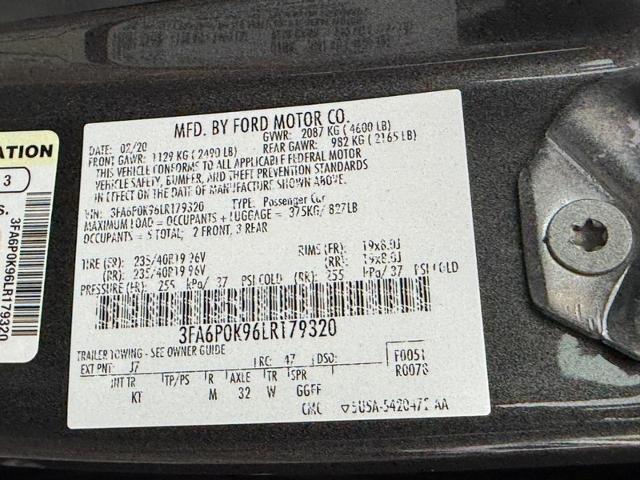 2020 Ford Fusion Vehicle Photo in COLUMBIA, MO 65203-3903