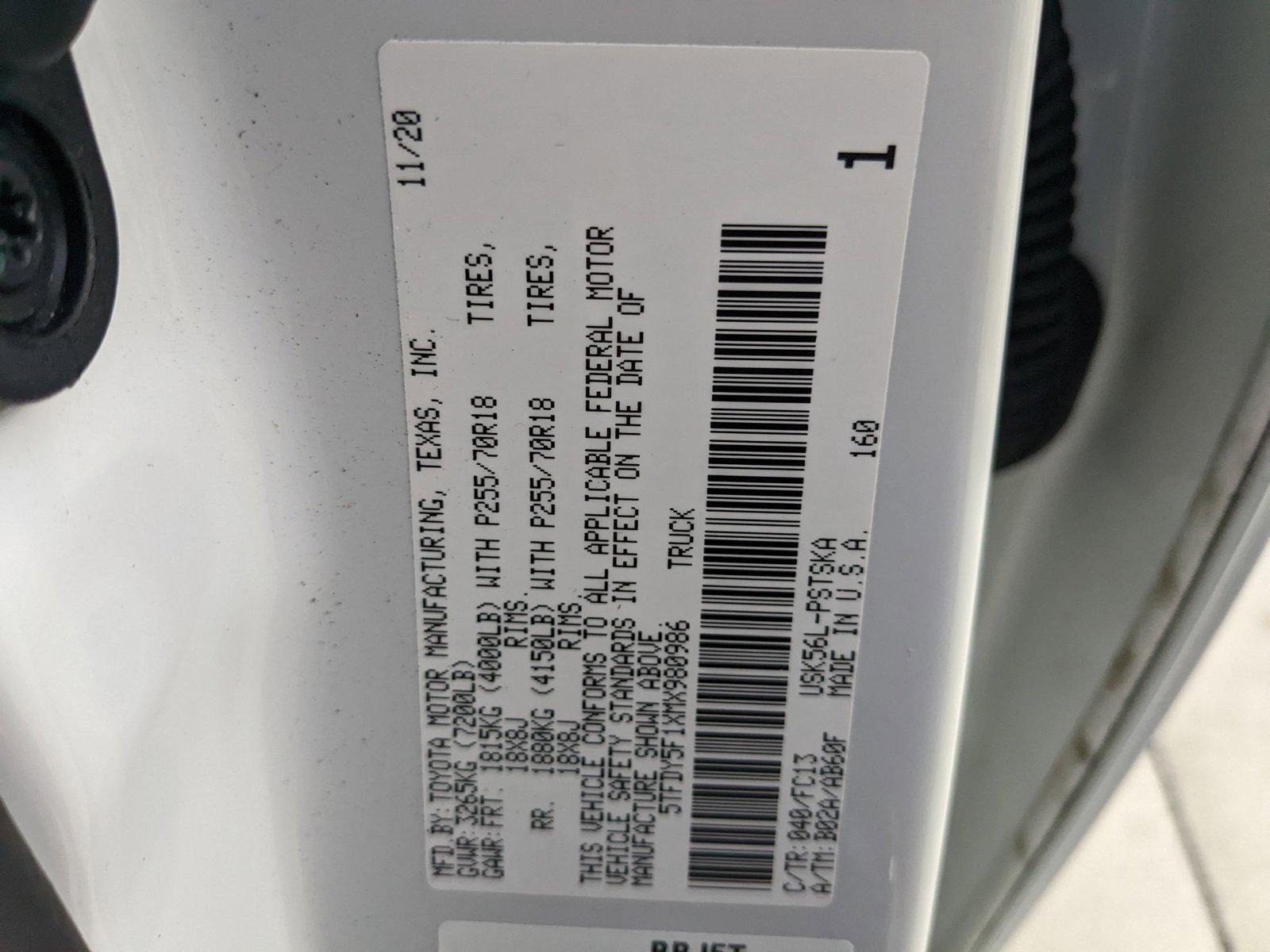 2021 Toyota Tundra 4WD Vehicle Photo in Davie, FL 33331