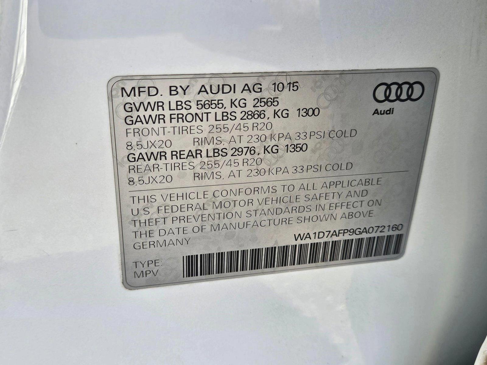 2016 Audi Q5 Vehicle Photo in Peoria, AZ 85382