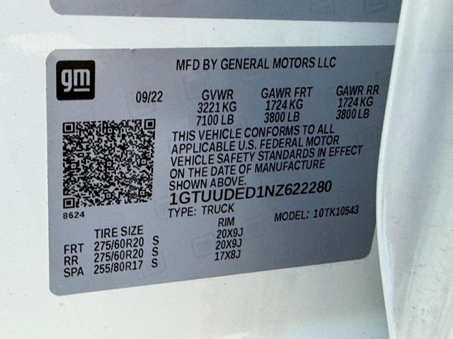 2022 GMC Sierra 1500 Vehicle Photo in COLUMBIA, MO 65203-3903
