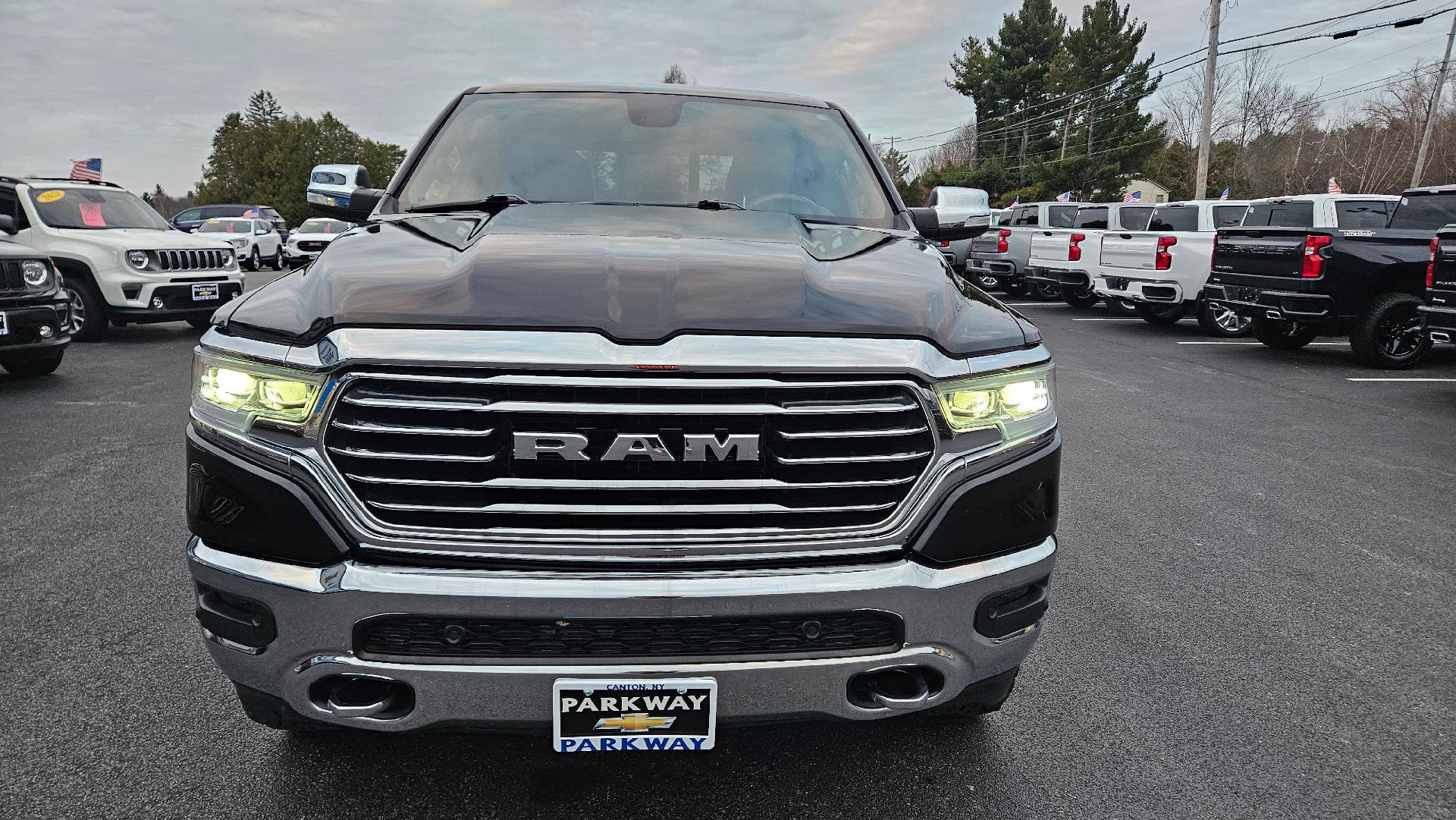 Used 2019 RAM Ram 1500 Pickup Longhorn with VIN 1C6SRFKT8KN855826 for sale in Canton, NY