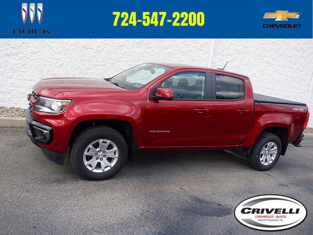 Used 2021 Chevrolet Colorado LT with VIN 1GCGTCEN8M1115523 for sale in Mount Pleasant, PA