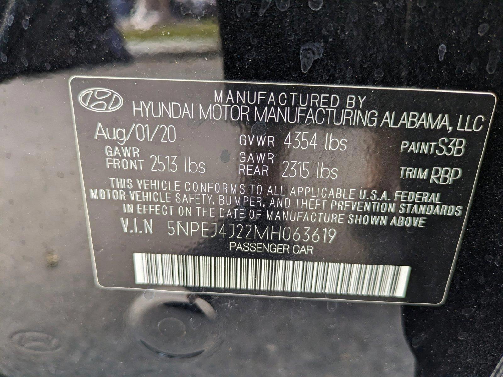 2021 Hyundai SONATA Vehicle Photo in Coconut Creek, FL 33073