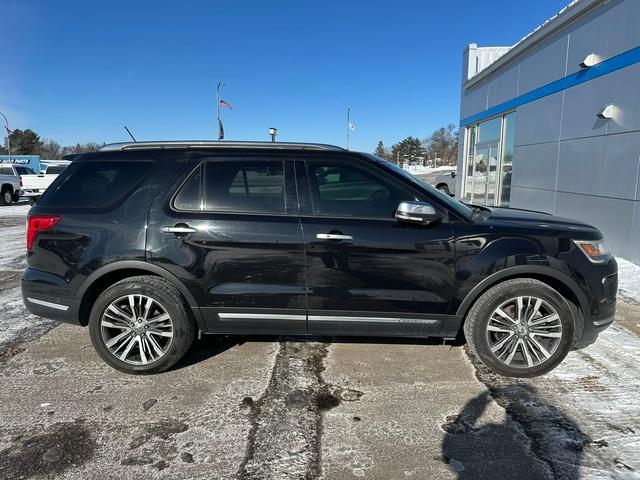 Used 2019 Ford Explorer Platinum with VIN 1FM5K8HT6KGA07618 for sale in Mora, Minnesota