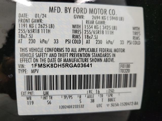 2024 Ford Explorer Vehicle Photo in Neenah, WI 54956
