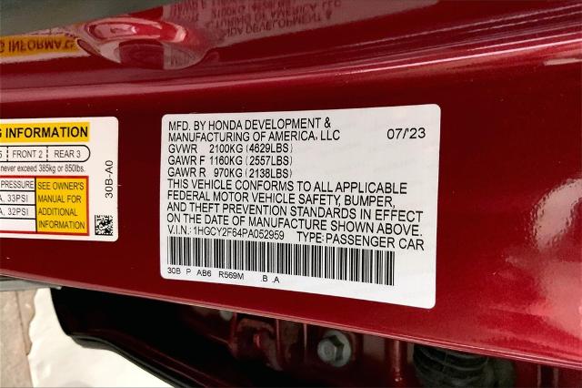 2023 Honda Accord Hybrid Vehicle Photo in Lees Summit, MO 64086