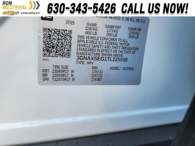 2026 Chevrolet Equinox Vehicle Photo in AURORA, IL 60503-9326