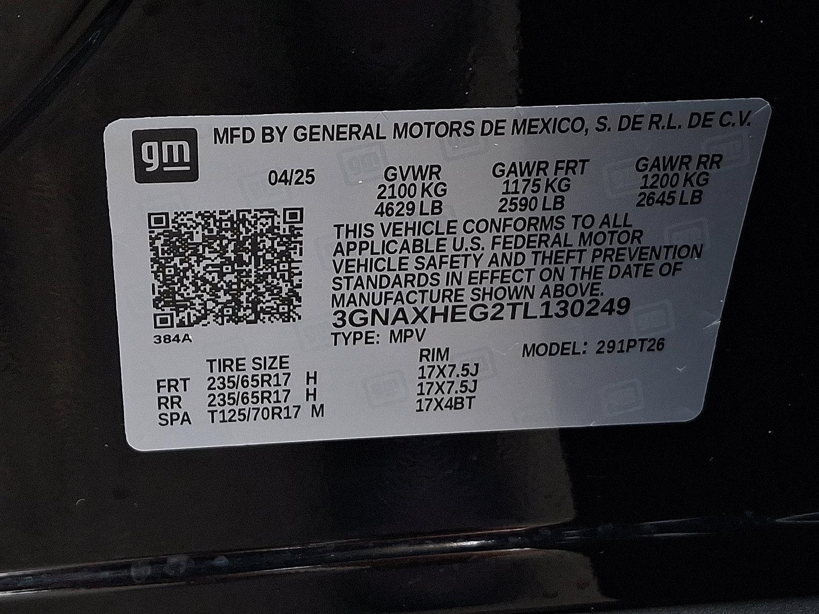 2026 Chevrolet Equinox Vehicle Photo in Trevose, PA 19053