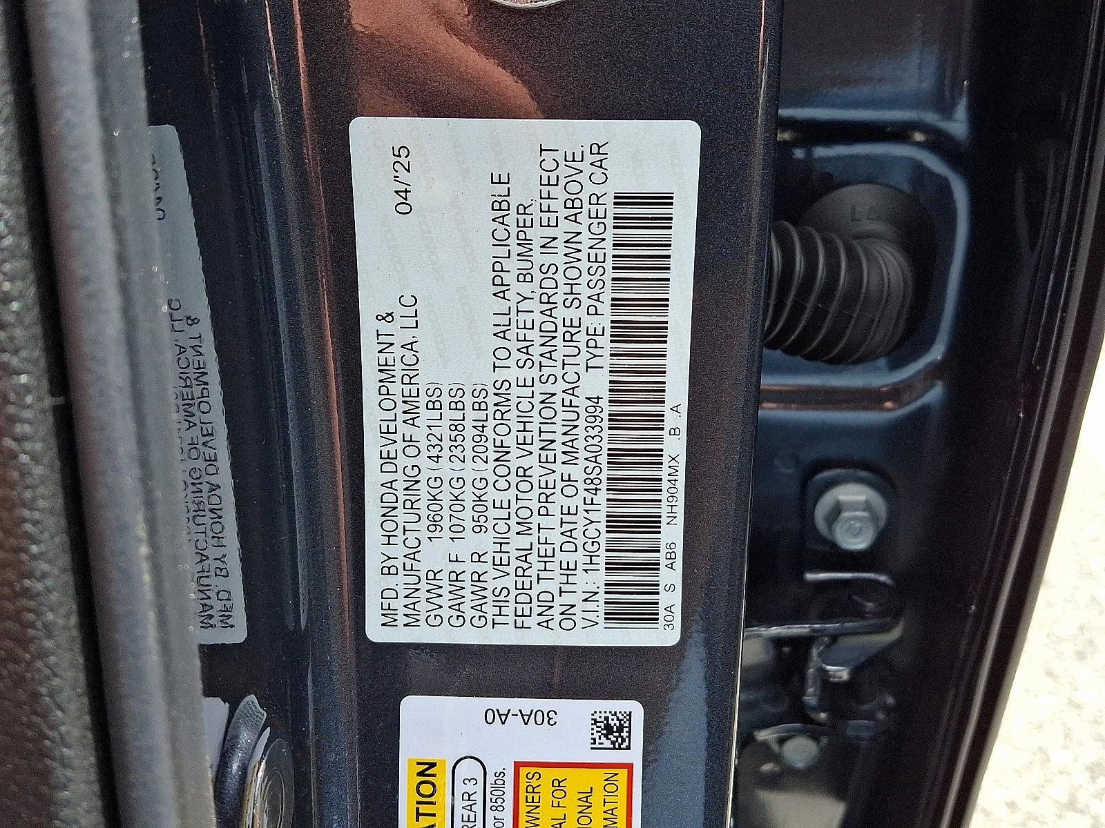 2025 Honda Accord Sedan Vehicle Photo in Harrisburg, PA 17111