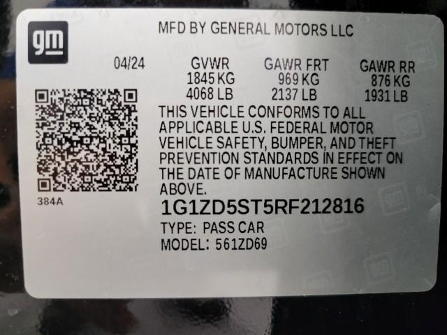 2024 Chevrolet Malibu Vehicle Photo in MANITOWOC, WI 54220-5838