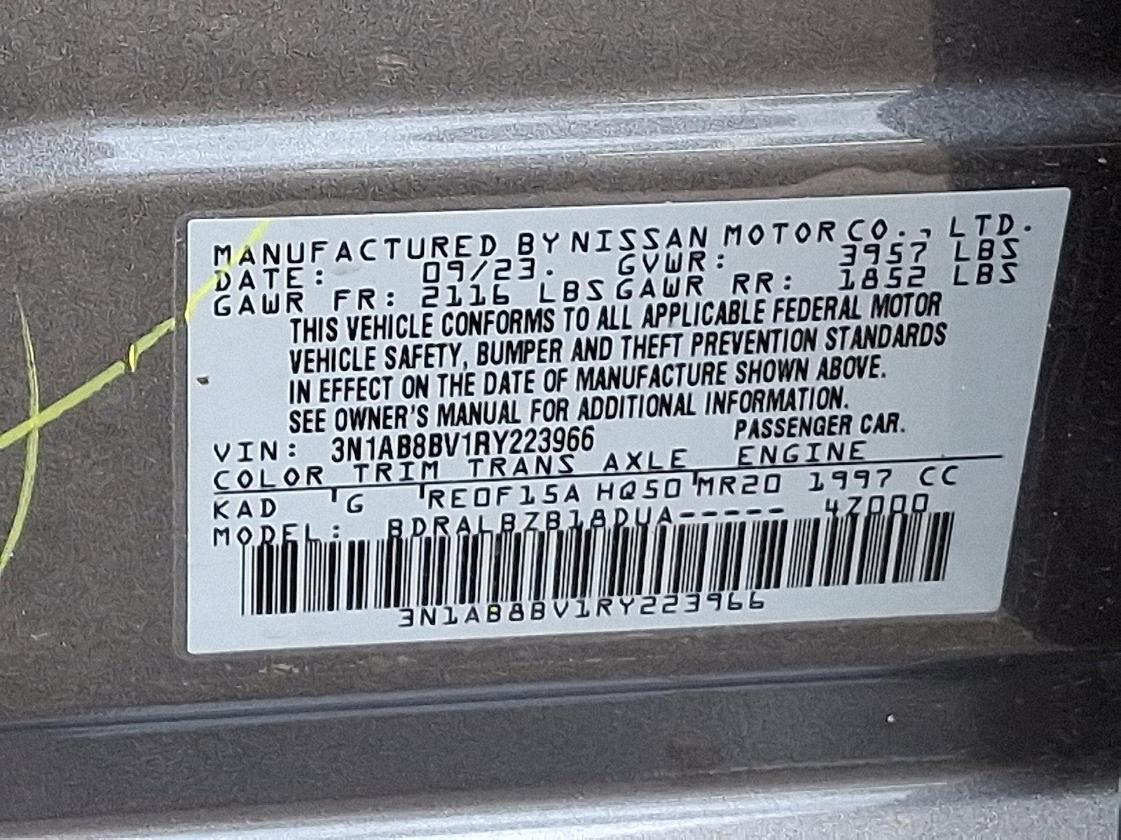 2024 Nissan Sentra Vehicle Photo in Trevose, PA 19053