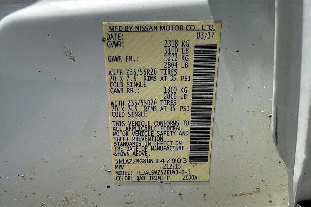 2017 Nissan Murano Vehicle Photo in Tulsa, OK 74129