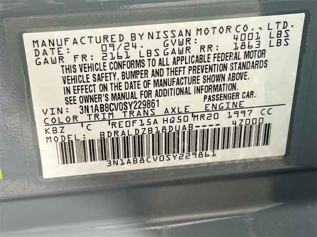 2025 Nissan Sentra Vehicle Photo in Tulsa, OK 74129