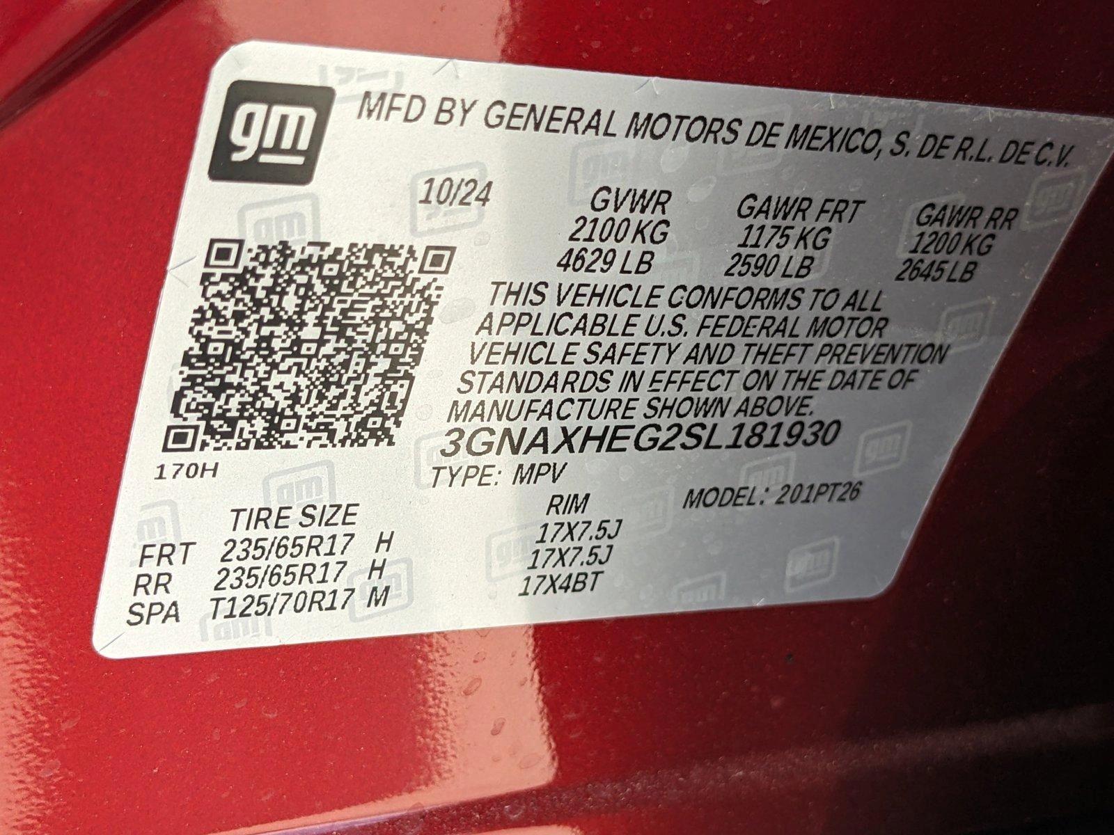 2025 Chevrolet Equinox Vehicle Photo in MIAMI, FL 33172-3015