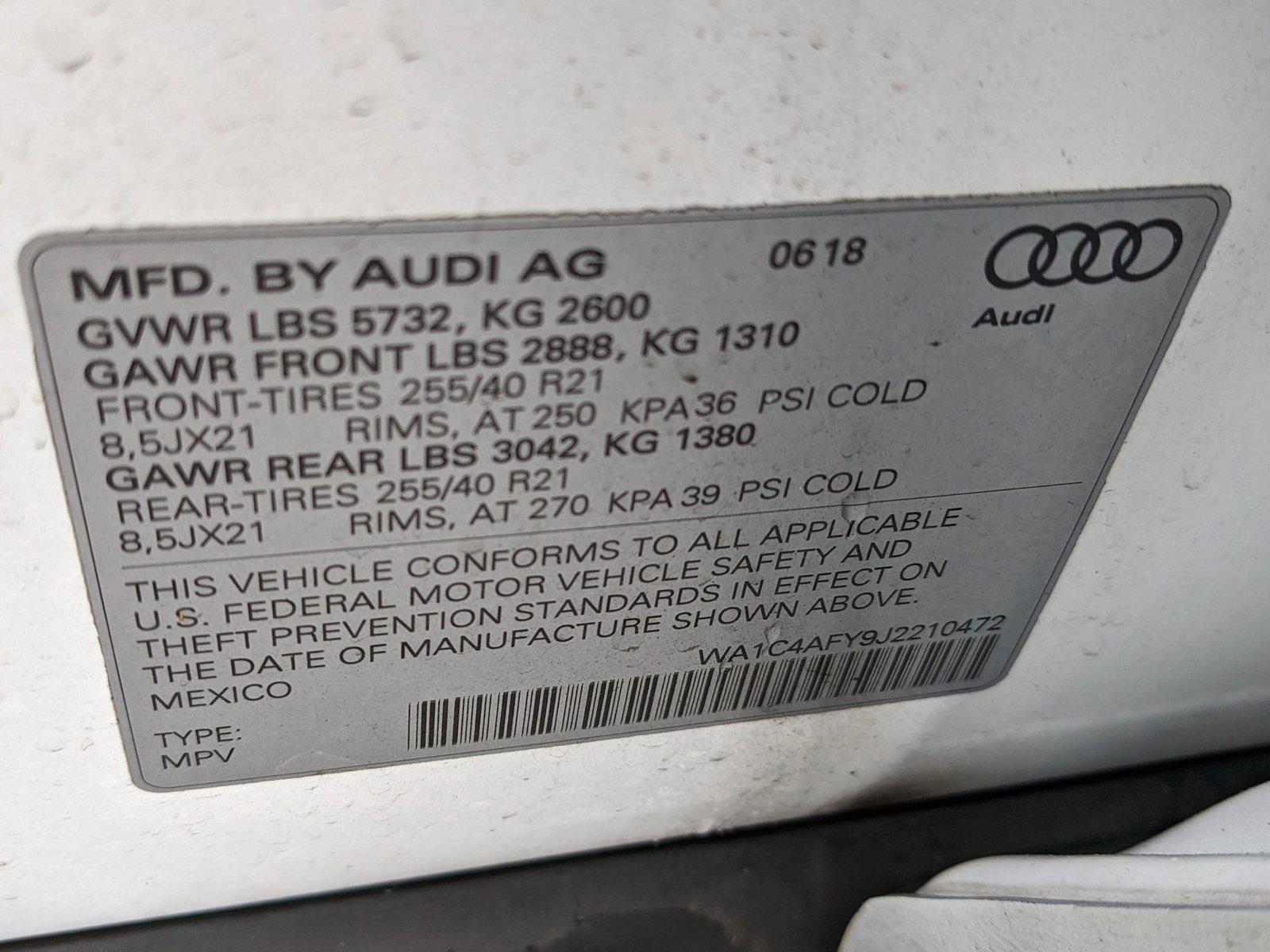 2018 Audi SQ5 Vehicle Photo in Orlando, FL 32811