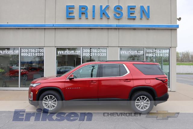 Certified 2022 Chevrolet Traverse 1LT with VIN 1GNEVGKW4NJ146590 for sale in Milan, IL
