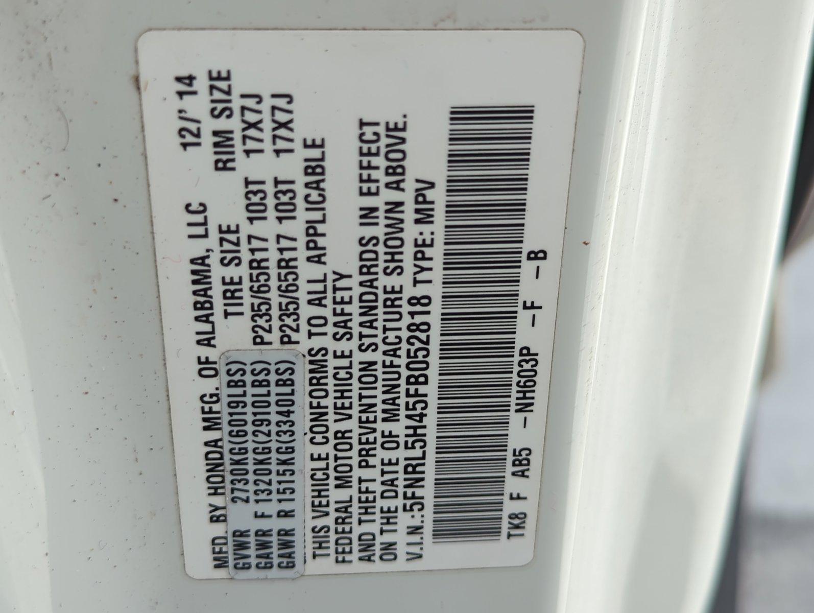 2015 Honda Odyssey Vehicle Photo in Ft. Myers, FL 33907
