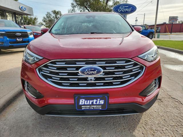 Used 2024 Ford Edge Titanium with VIN 2FMPK4K94RBA11635 for sale in Garden City, KS