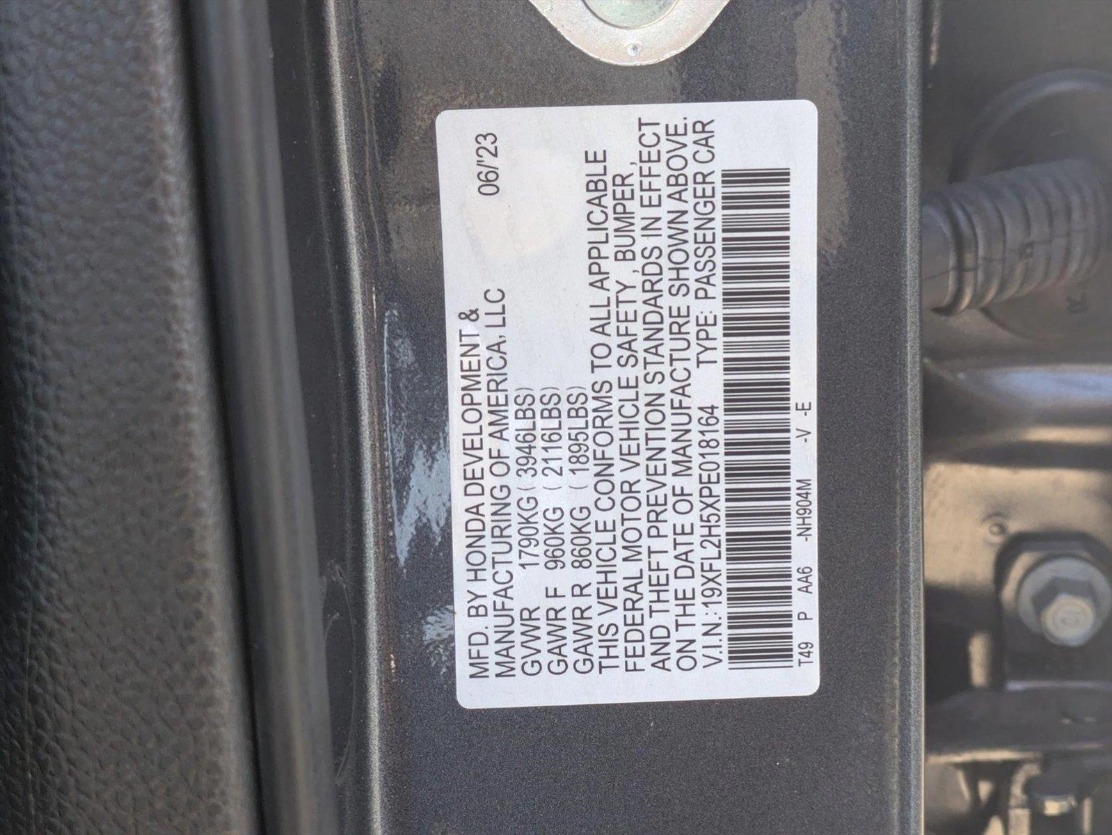 2023 Honda Civic Hatchback Vehicle Photo in Valencia, CA 91355-1794