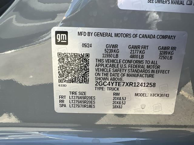 2024 Chevrolet Silverado 3500 HD Vehicle Photo in BOSTON, NY 14025-9684