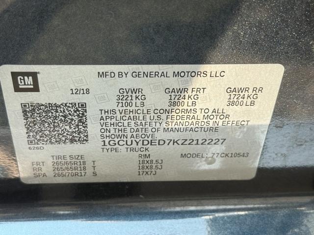 2019 Chevrolet Silverado 1500 Vehicle Photo in MIDDLETON, WI 53562-1492