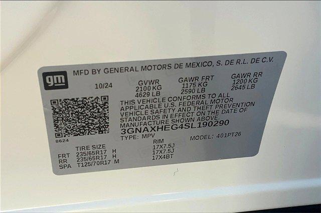 2025 Chevrolet Equinox Vehicle Photo in TOPEKA, KS 66609-0000