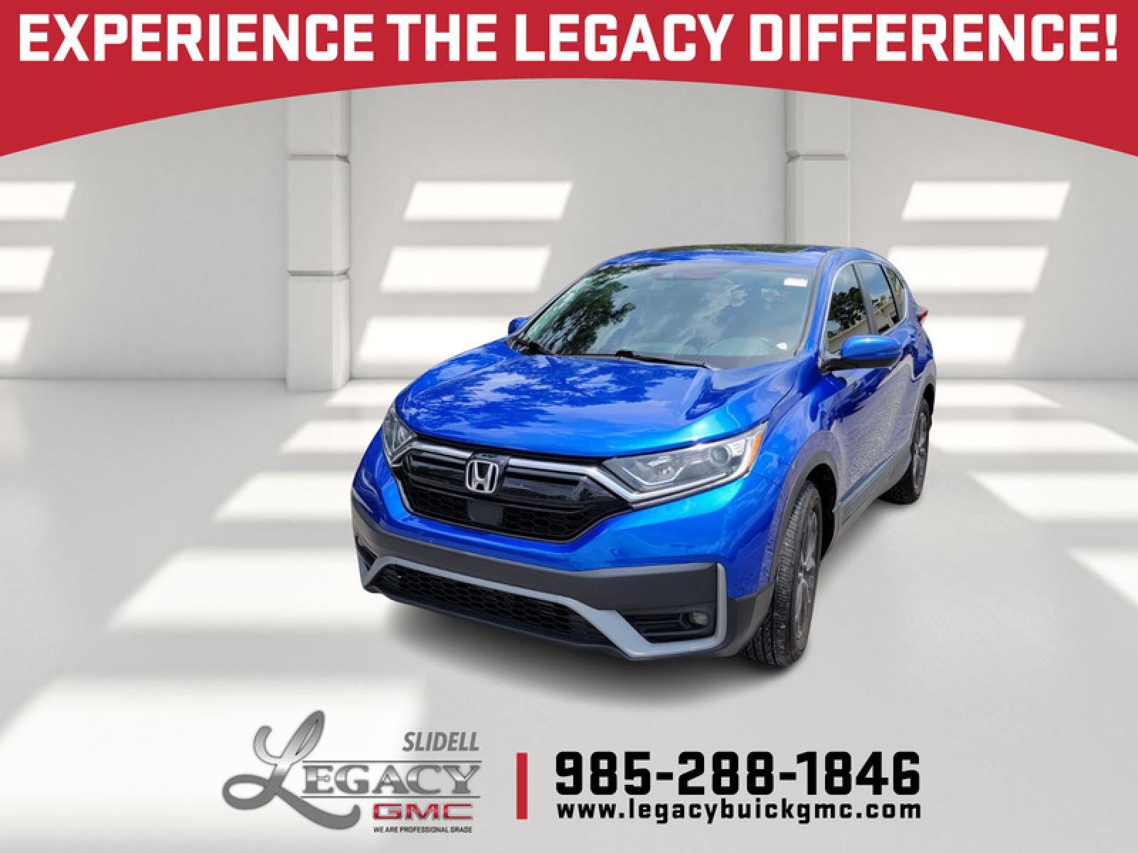 Blue 2021 Honda CR-V EX-L FWD SUV / Crossover Front-Wheel Drive