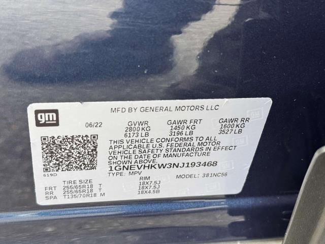 2022 Chevrolet Traverse Vehicle Photo in SAINT JAMES, NY 11780-3219