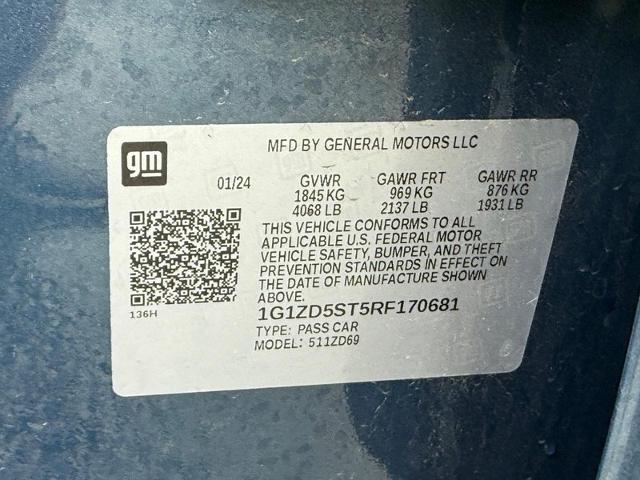 2024 Chevrolet Malibu Vehicle Photo in MIDDLETON, WI 53562-1492