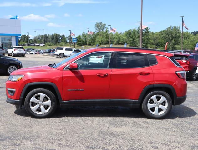 Used 2019 Jeep Compass Latitude with VIN 3C4NJCBBXKT663147 for sale in Jonesville, MI