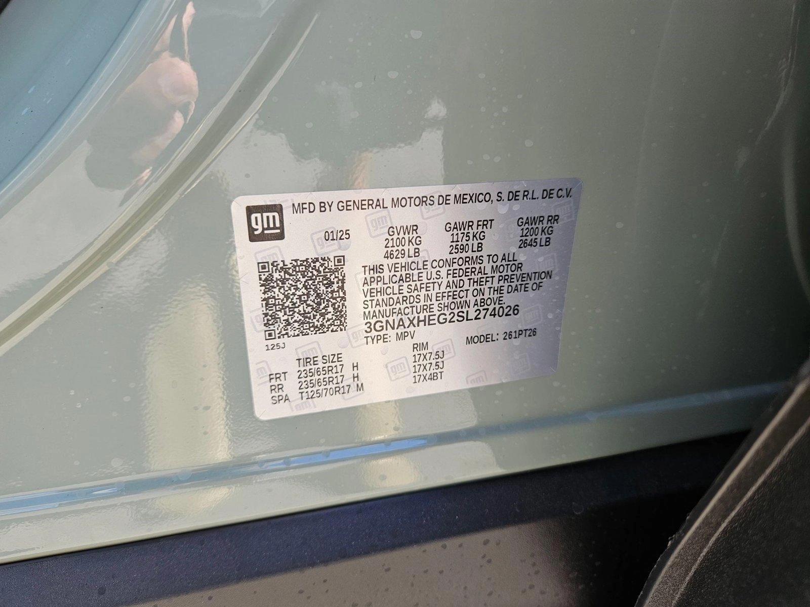 2025 Chevrolet Equinox Vehicle Photo in AUSTIN, TX 78759-4154