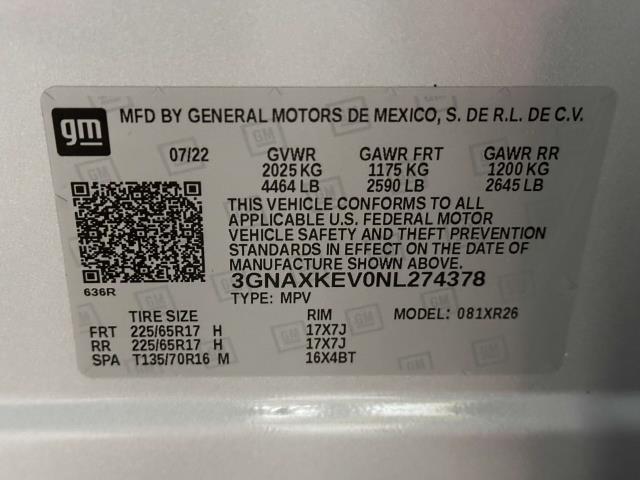 2022 Chevrolet Equinox Vehicle Photo in Roslyn, NY 11576