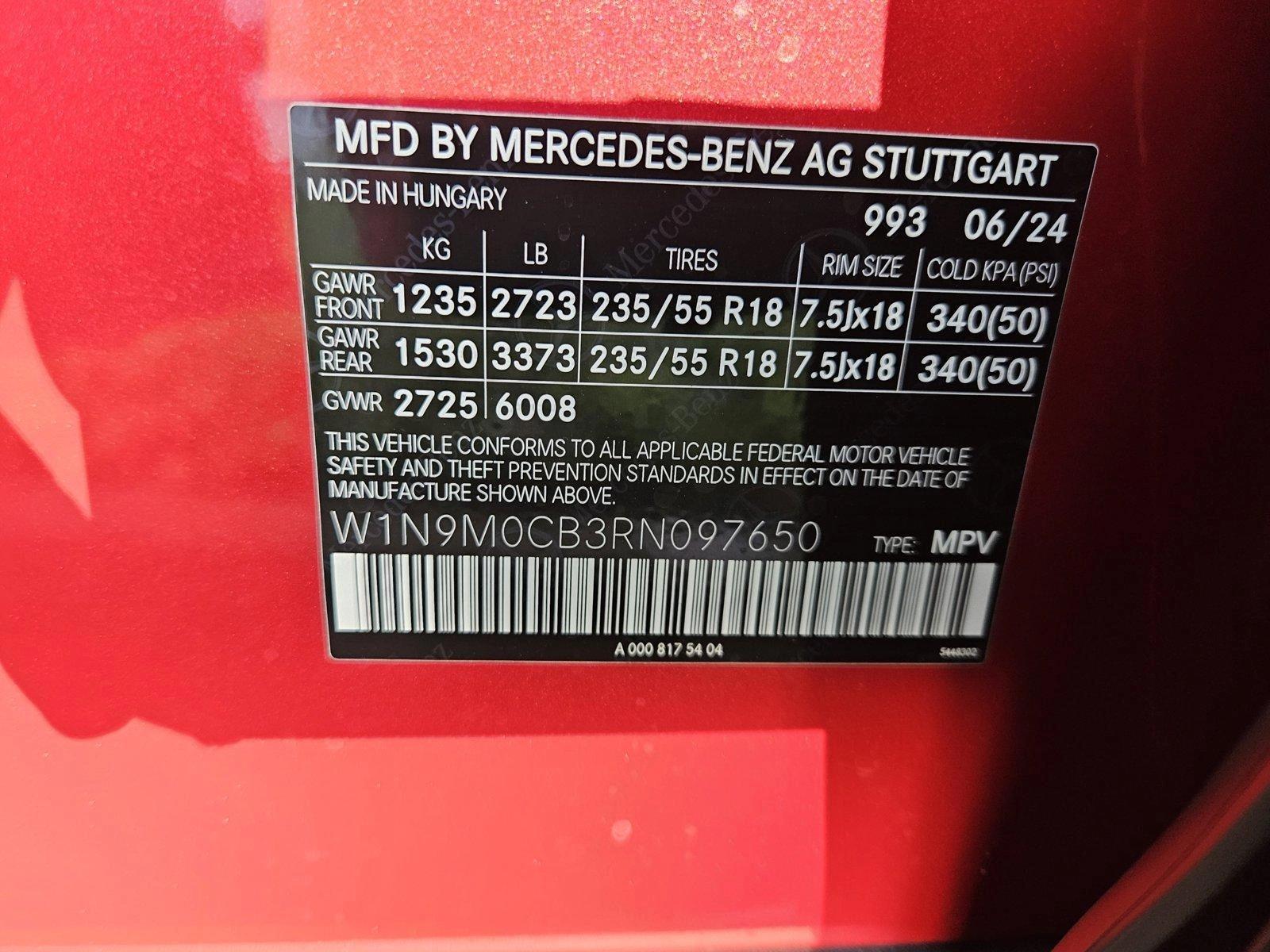 2024 Mercedes-Benz EQB Vehicle Photo in Coconut Creek, FL 33073