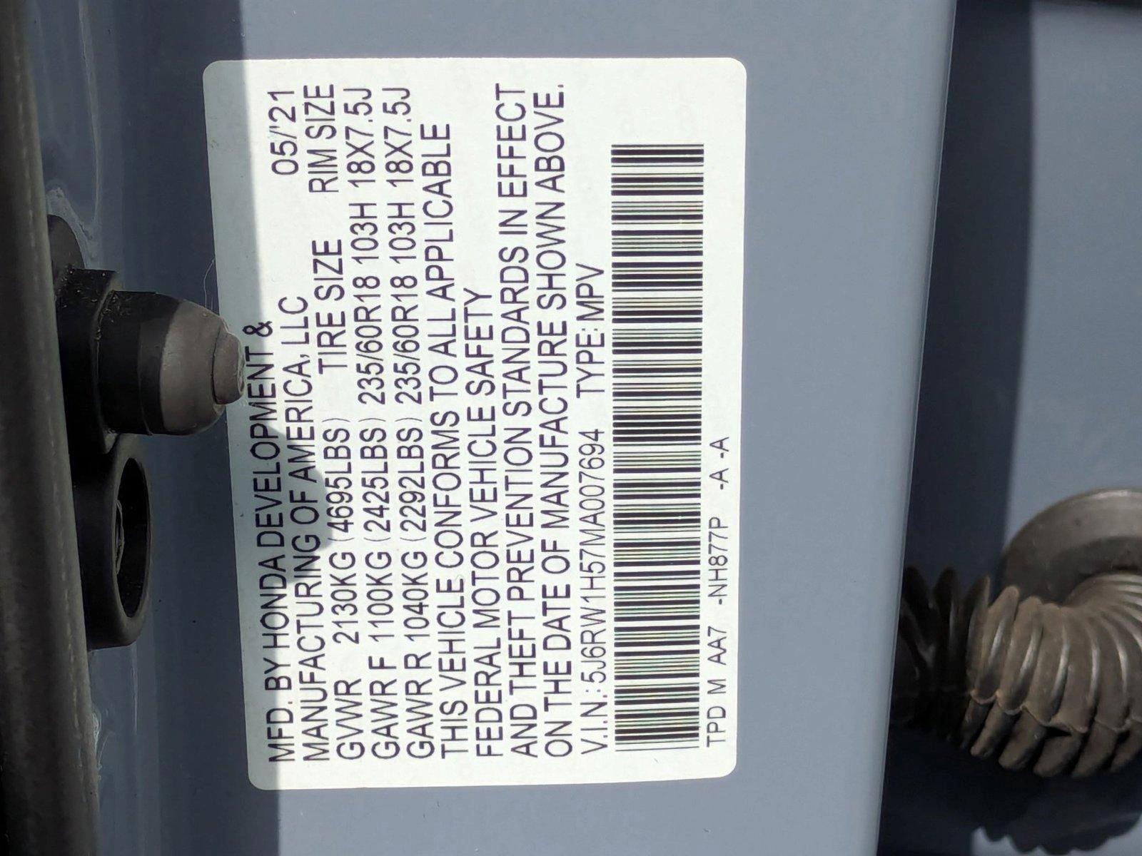 2021 Honda CR-V Vehicle Photo in Clearwater, FL 33764