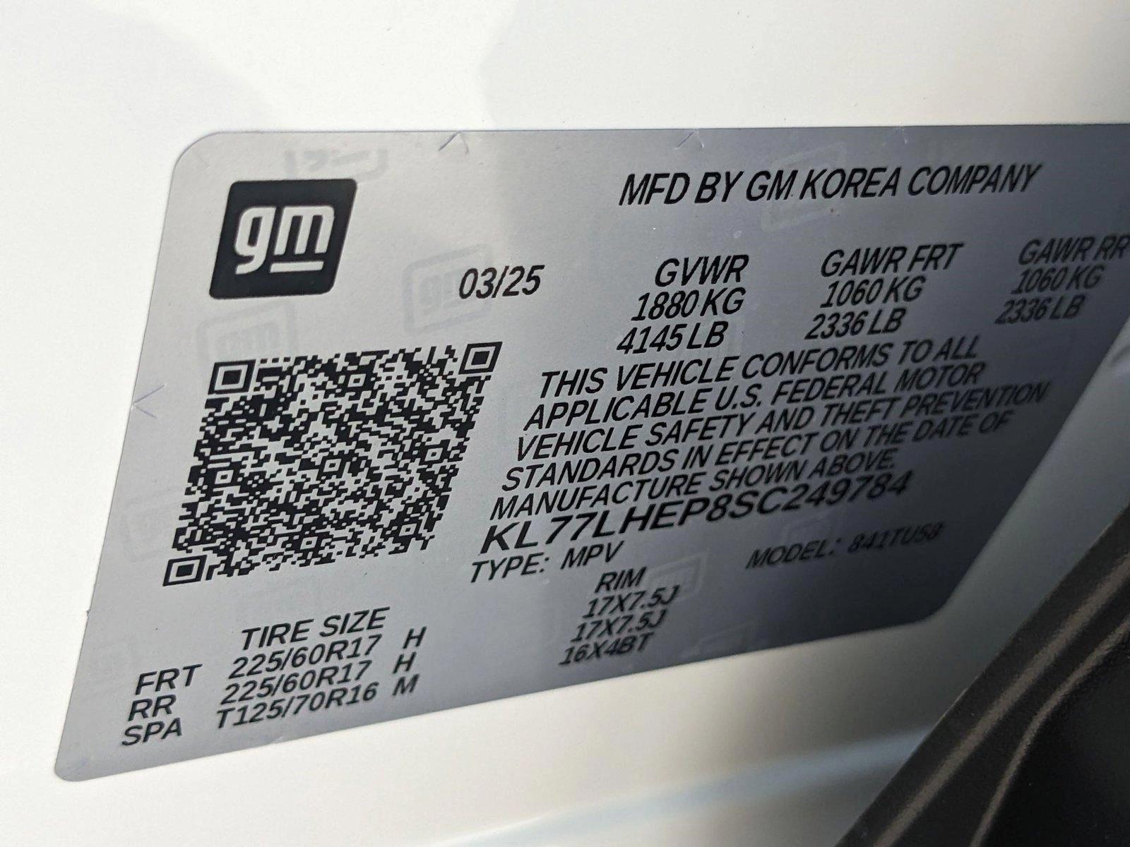 2025 Chevrolet Trax Vehicle Photo in MIAMI, FL 33172-3015