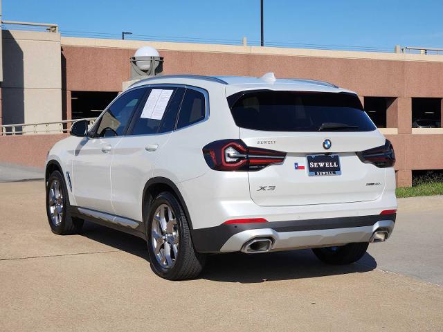 2022 BMW X3 sDrive30i Vehicle Photo in PLANO, TX 75024