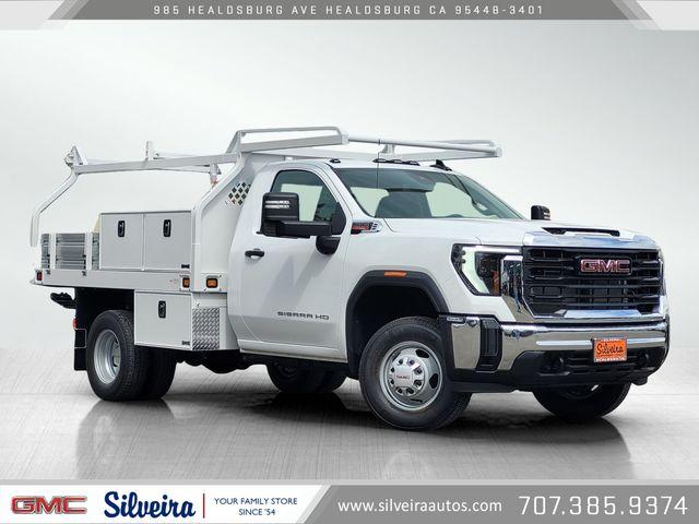 Summit White 2026 GMC Sierra 3500HD Chassis Pro Regular Cab RWD Pickup Truck 4X2 Automatic