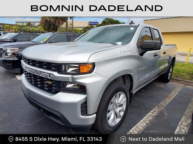 Used 2020 Chevrolet Silverado 1500 Custom with VIN 1GCRWBEH1LZ287638 for sale in Miami, FL