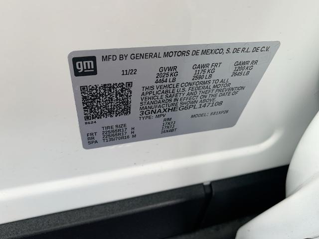 2023 Chevrolet Equinox Vehicle Photo in MOON TOWNSHIP, PA 15108-2571