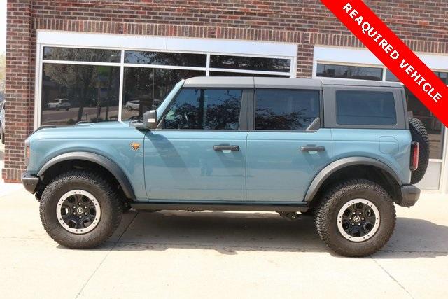 Used 2023 Ford Bronco 4-Door Badlands with VIN 1FMEE5DP7PLB02959 for sale in Ashland, NE