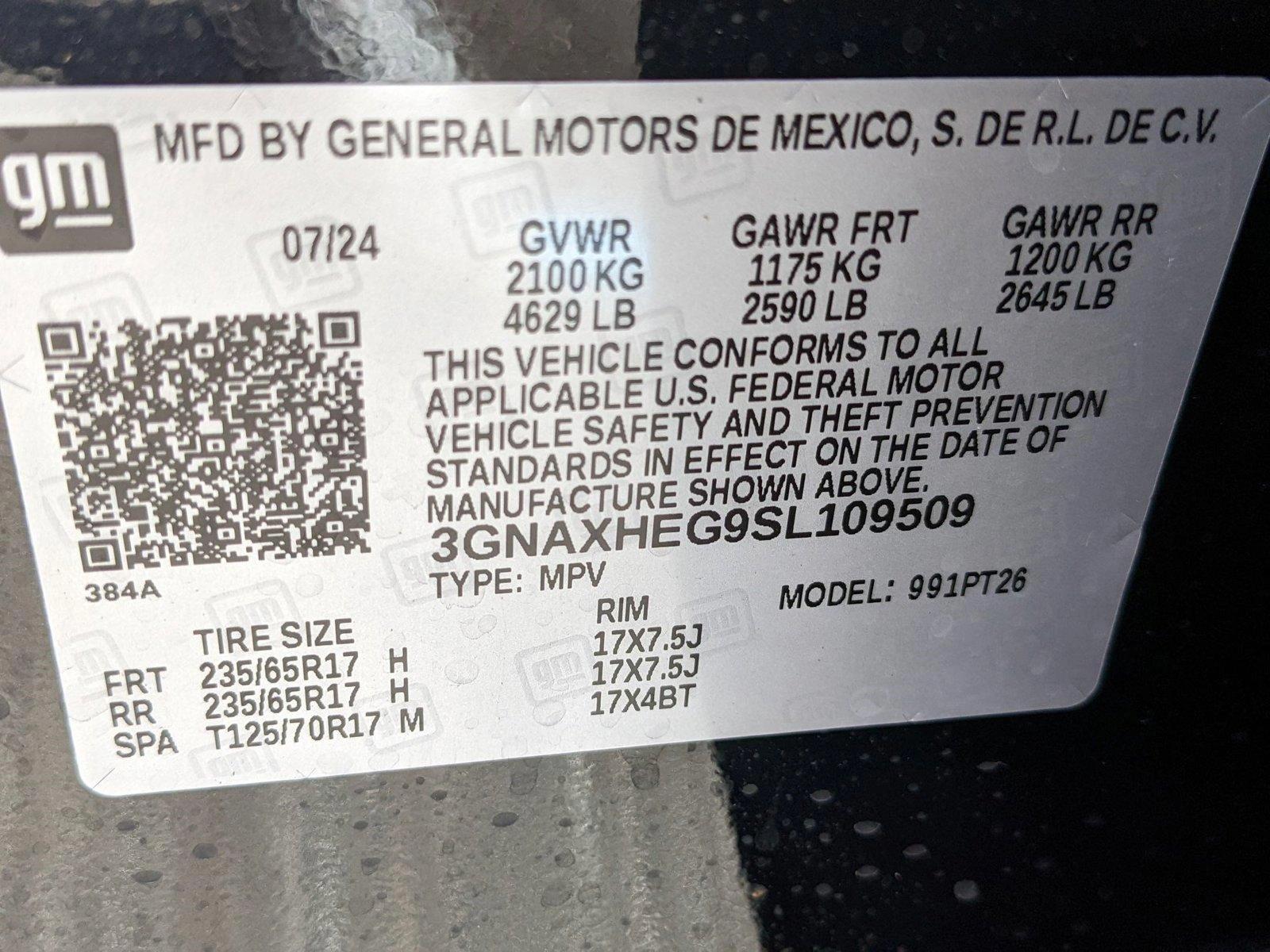 2025 Chevrolet Equinox Vehicle Photo in ORLANDO, FL 32808-7998