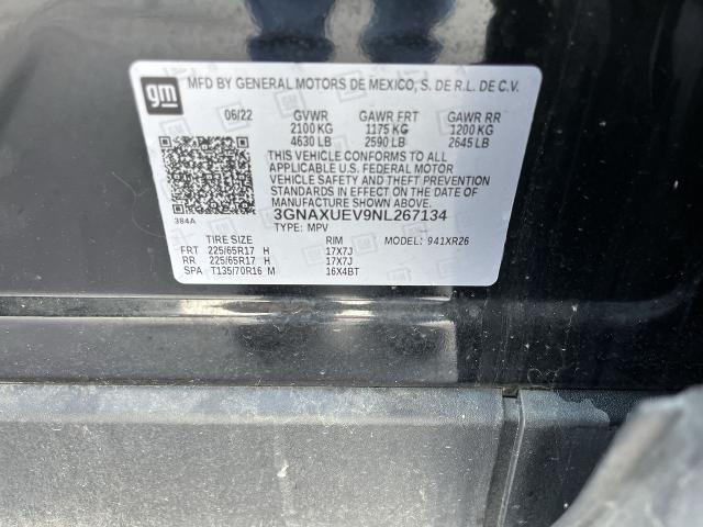 2022 Chevrolet Equinox Vehicle Photo in TULLY, NY 13159-3159