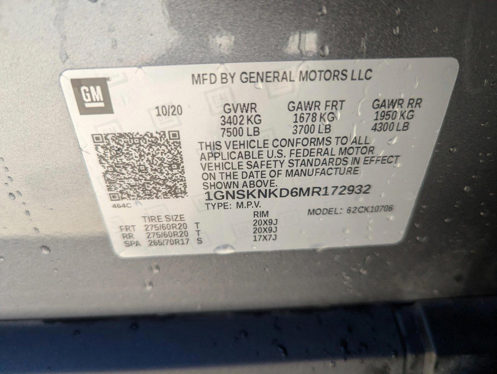 2021 Chevrolet Tahoe Vehicle Photo in CORPUS CHRISTI, TX 78412-4902