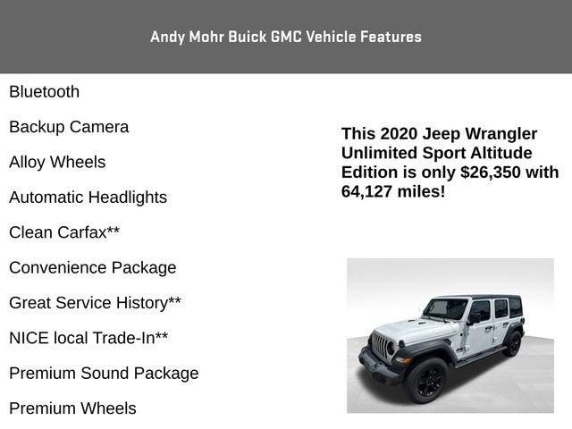 2020 Jeep Wrangler Unlimited Vehicle Photo in Fishers, IN 46038